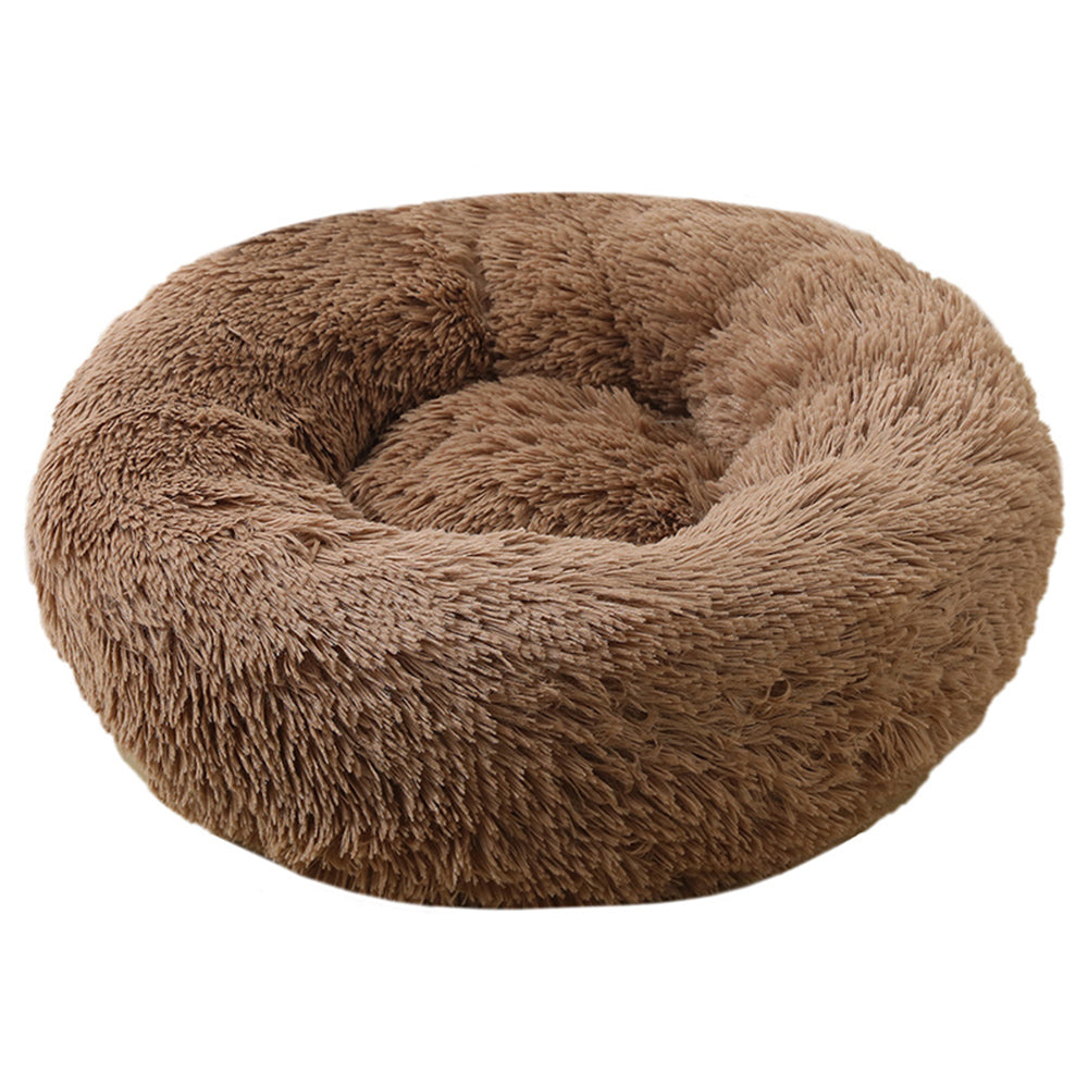 Machine Washable Calming Donut Cat and Dog Pet Bed_3