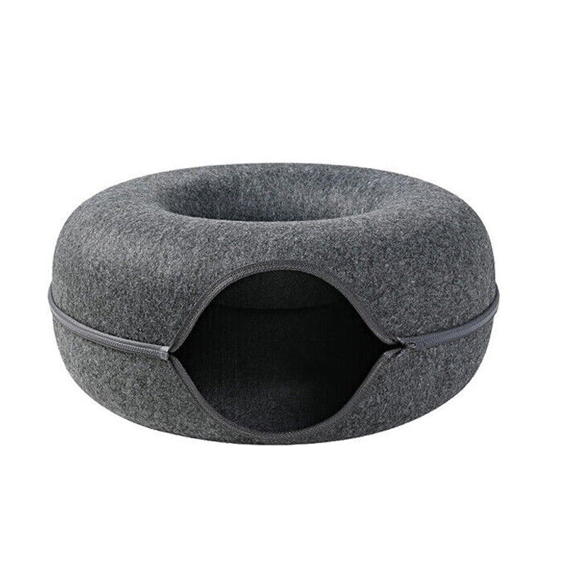 Detachable Donut Shape Pet Bed Cat and Dog Washable_12