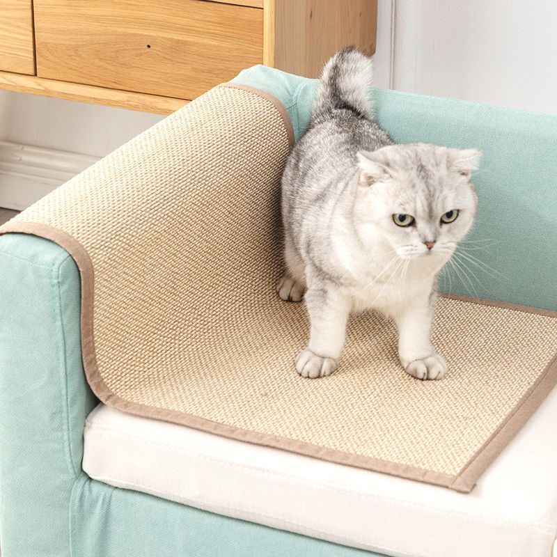 Bamboo Cat Scratcher Sofa Mats Board Cat Scratch for Sharpen Nails Scraper_4