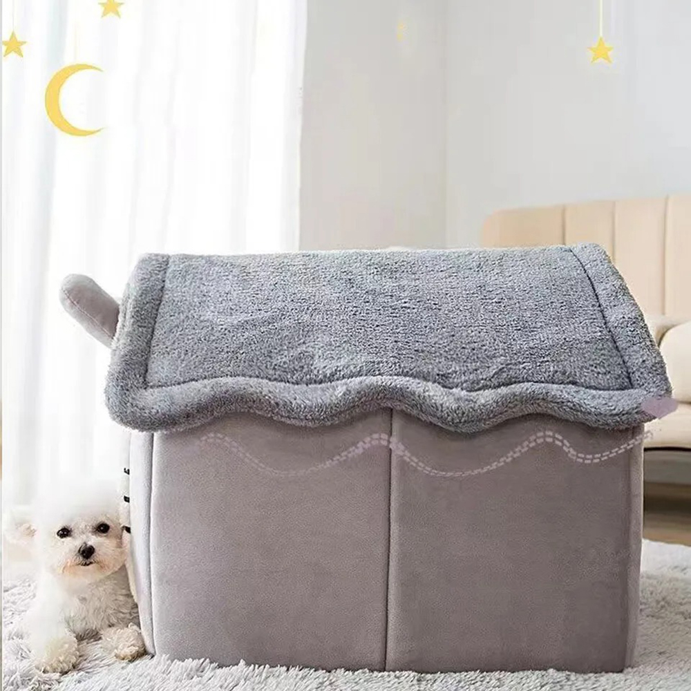 Removable and Washable Foldable Pet Sleeping Bed_3