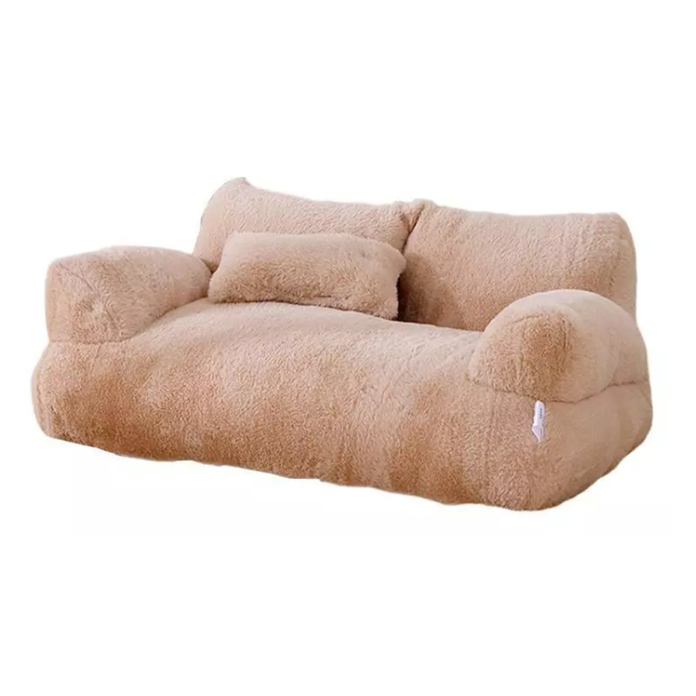 Luxurious Plush Sofa Bed for Cats and Small Dogs_9