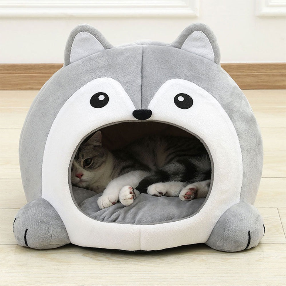 Soft Pet Basket Pet Bed for Cats and Small Dogs_0