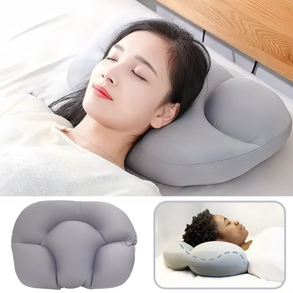 3D Ergonomic Egg Shaped Memory Foam Pillow_1