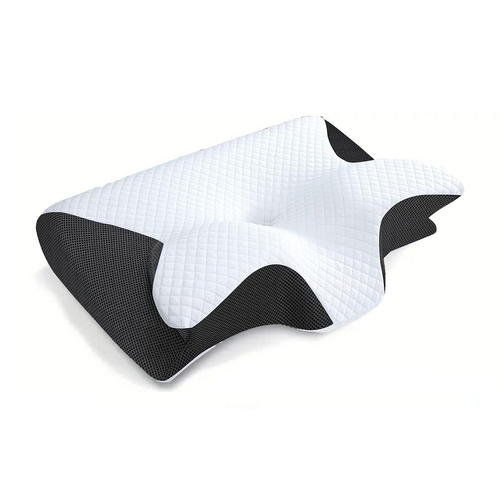 Memory Foam Cervical Pillow 2 in 1 Ergonomic Contour Orthopedic Pillow for Neck Pain_3