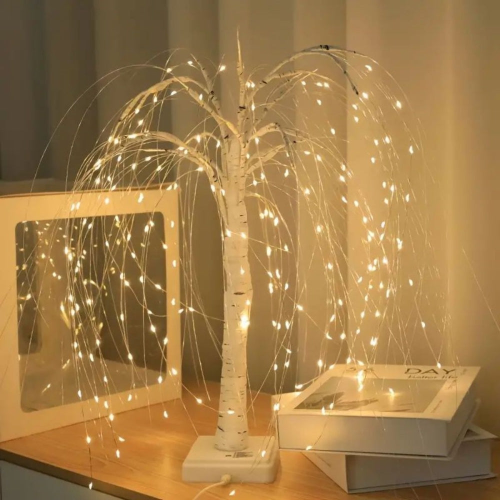 LED Sparkling Willow Tree Bonsai Christmas Decoration_3