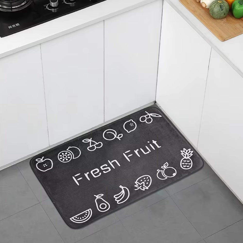 Kitchen Floor Mats and Rugs Washable Rubber Backing Doormat_3