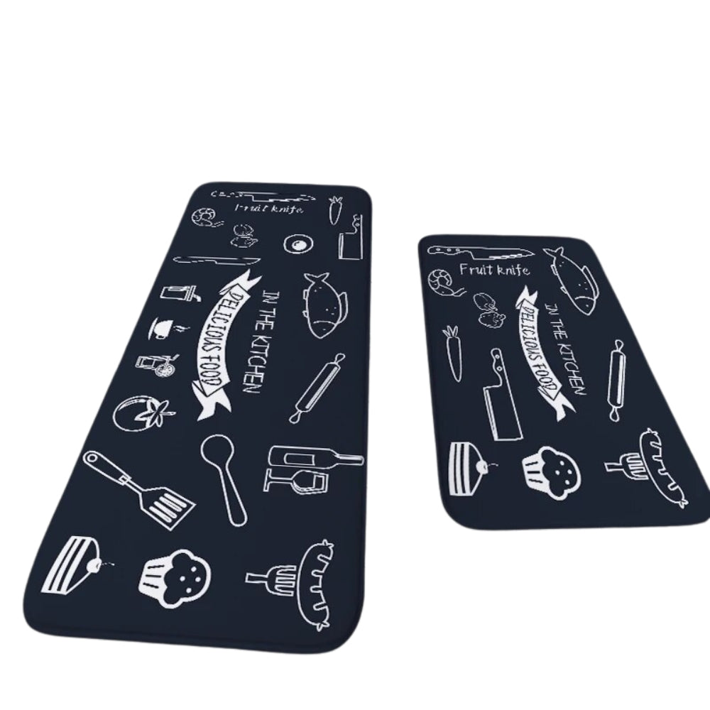 Kitchen Floor Mats and Rugs Washable Rubber Backing Doormat_4