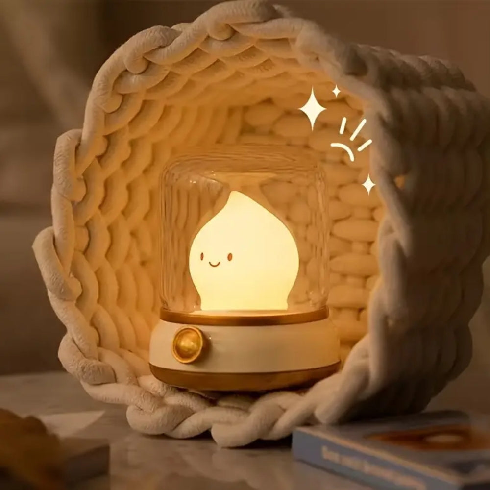 Mini Desktop LED Cute Night Lamp USB Rechargeable Portable Cartoon Table Lamp_4