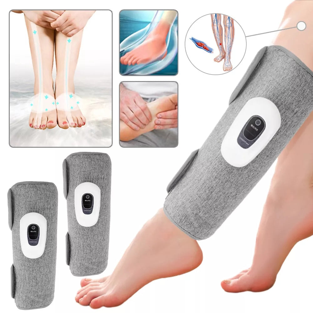 Wireless 360 Degrees Air Pressure Calf Massager Electric 3 Mode Airbag Compression Leg Massage_2