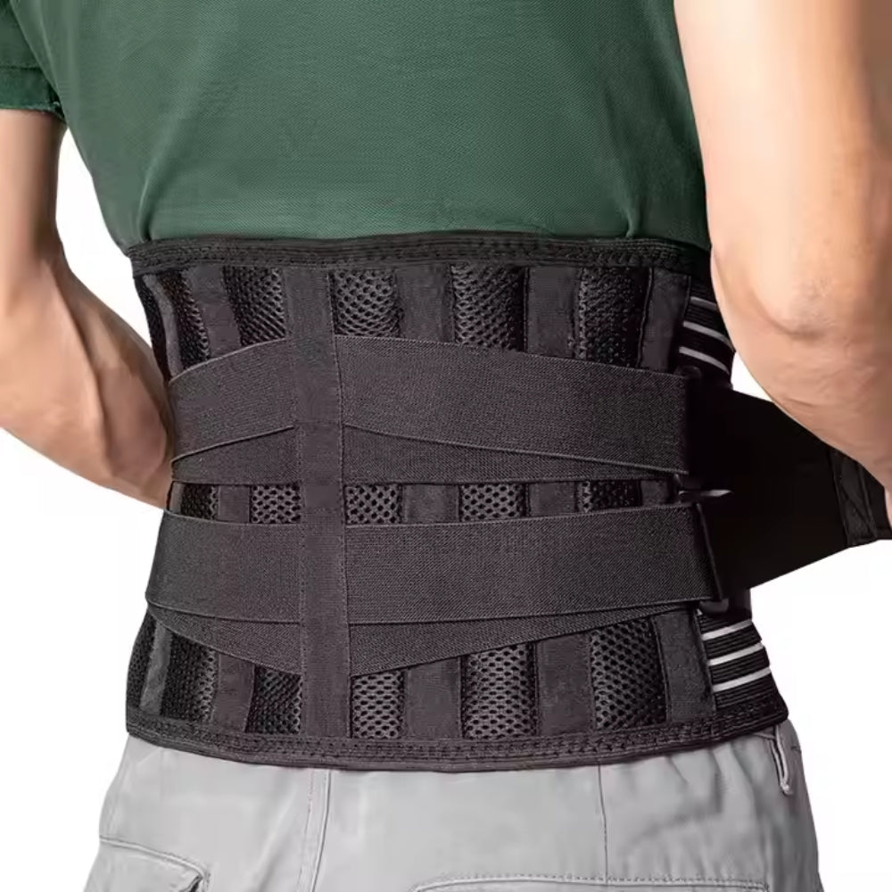 Back Brace for Lower Back Pain Breathable Waist Support Relief_1