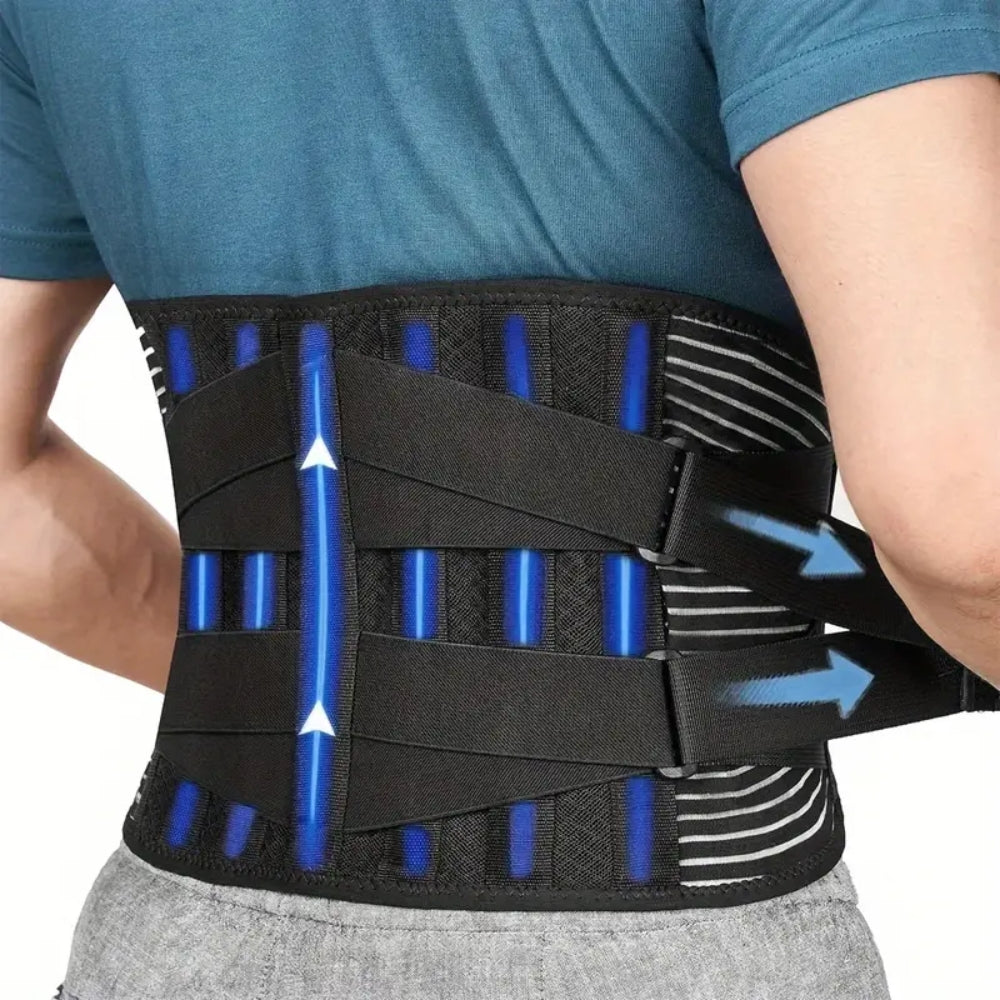 Back Brace for Lower Back Pain Breathable Waist Support Relief_2