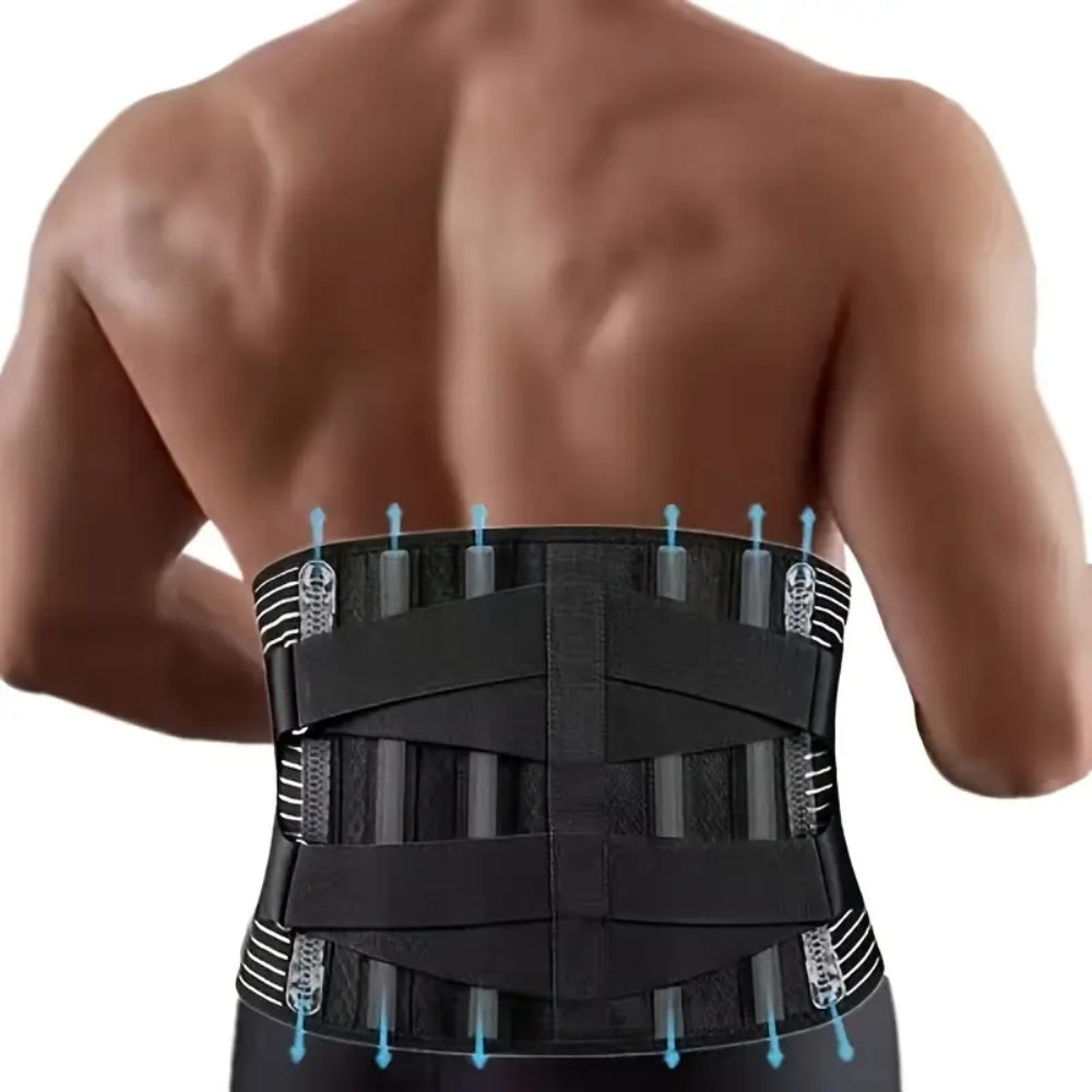 Back Brace for Lower Back Pain Breathable Waist Support Relief_3