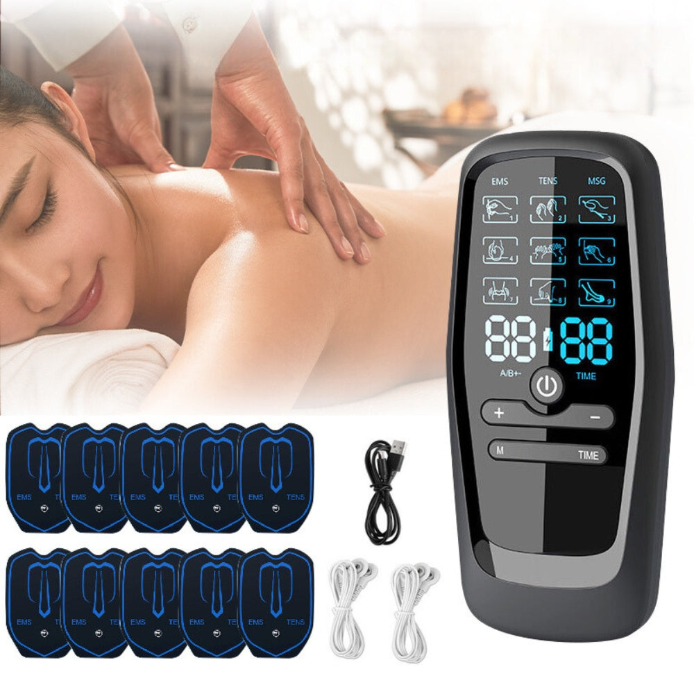 TENS Electric Massager Muscle Stimulator Electric EMS Body Massage_0