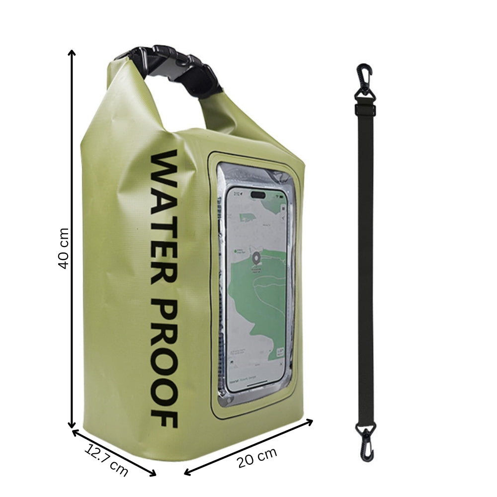 Waterproof PVC Dry Bag Swimming Outdoor Beach Sport Bucket Bag_9