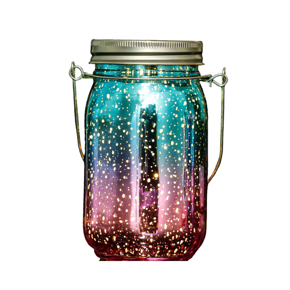 Solar Mason Jar Light Solar Lantern Fairy Lights Hanging Standing Solar Lamp_5